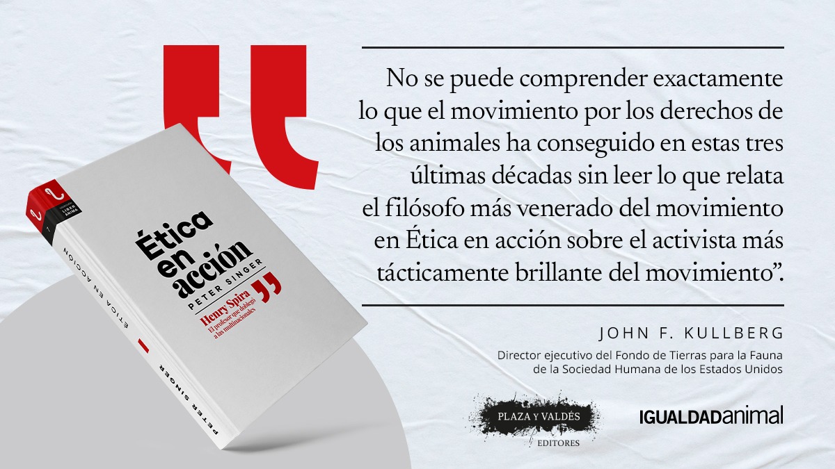 El movimiento por la defensa de los animales vivió un antes y un después el día que Henry Spira consiguió cerrar un laboratorio de experimentación con gatos en el Museo Americano de Historia Natural de Nueva York. 
Peter Singer te cuenta cómo se logró en el libro ÉTICA EN ACCIÓN
