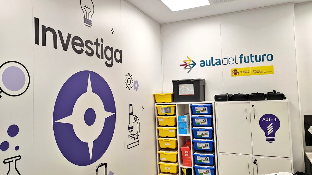 Acabamos el curso sobre Evaluación en el #AulaDelFuturo en la sede del <a href="/educaINTEF/">Educación INTEF</a>. Tejiendo redes con otros compañerm@s de otras comunidades. Nos vamos con una buena mochila de herramientas.

Formación ⭐⭐⭐⭐⭐