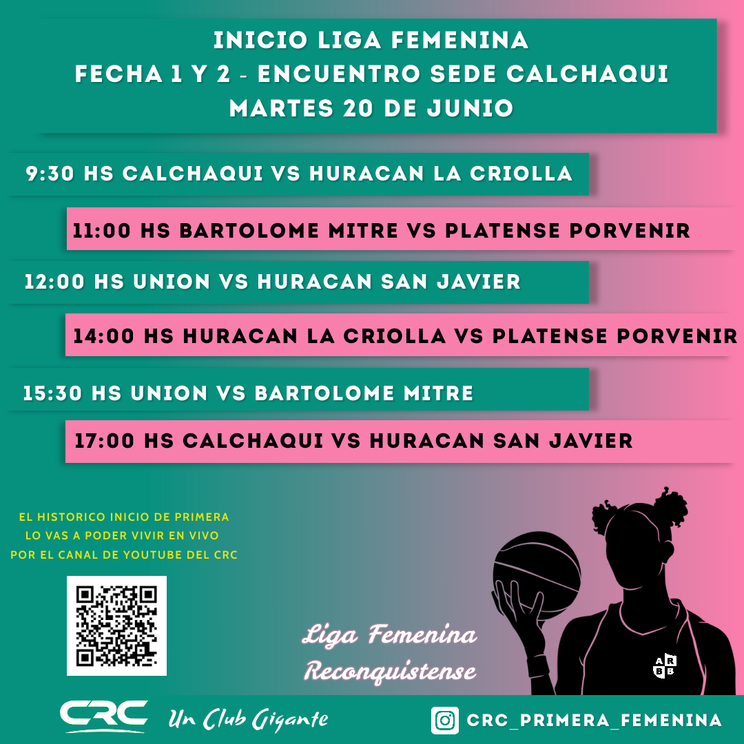 LAS GIGANTES HACEN HISTORIA !!!

Se viene el histórico comienzo de la Liga Femenina Reconquistense y nuestras chicas salen a la cancha...

20 de Junio ruge el #GiganteDeLaSanMartin con el primer encuentro de #Primera...

#PowerGirl #VamosCentro

#UnClubGigante