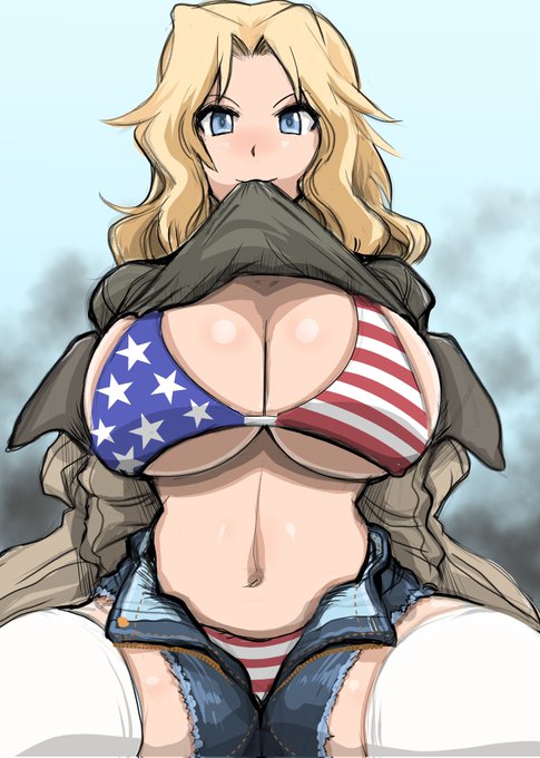 星条旗ビキニって割と描いてたつもりだったけど、そんなに無かった。
flagdayみたいな海外の記念日は、現地時間に合わせたい! 