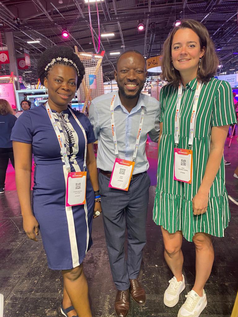 #VivaTech 
🇨🇮 La côté d’ivoire est présente à VivaTech ! Un plaisir de retrouver nos anciens speakers #EV2022 : Yaya Kone et Corine Ouattara ! 
🔥De nouvelles synergies sont prévues pour EMERGING Valley 2023, les 27 &amp; 28 novembre prochain !