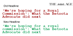 Aus Headline Bot tweet media