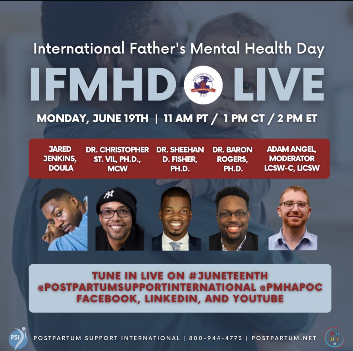 Free live event for #FathersDay2023 and #Juneteenth2023 Black Fatherhood Past, Present, Future youtube.com/live/TBPT_DwH1… Monday June 19th 7pm UK time. @MFFonline_ @fivexmore @dopeblackdads @DADSINMIND