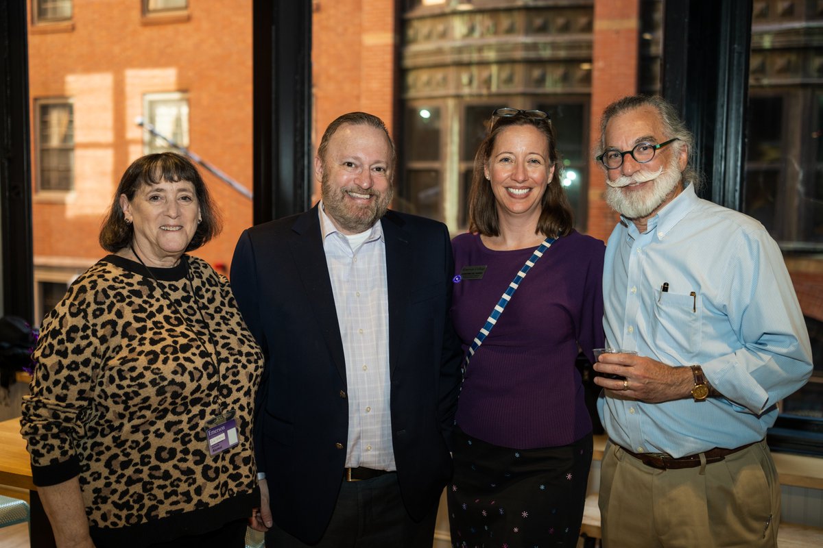 President Bernhardt joined alumni this past Saturday for Reunion Weekend, including the Emerson College Class of ‘73, which celebrated its 50th Reunion! 🦁