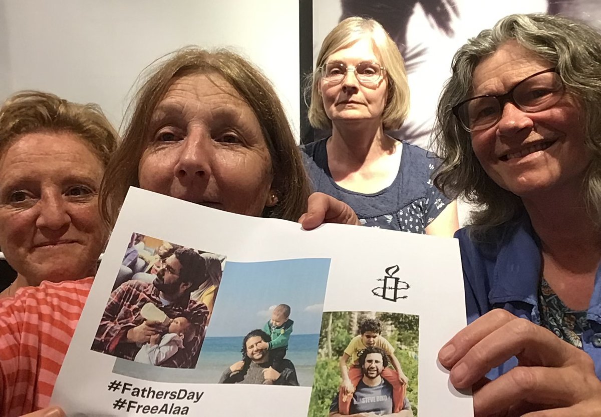 Why are there so few photos of British/Egyptian writer #AlaaAbdelfattah with his son, Khaled?  Because for most of Khaled's life Alaa has been in prison in #Egypt simply for speaking up for #humanrights
<a href="/RishiSunak/">Rishi Sunak</a> <a href="/JamesCleverly/">James Cleverly🇬🇧</a>
#FathersDay #FreeAlaa <a href="/AIUKCCNAT/">AIUK North Africa Team</a>