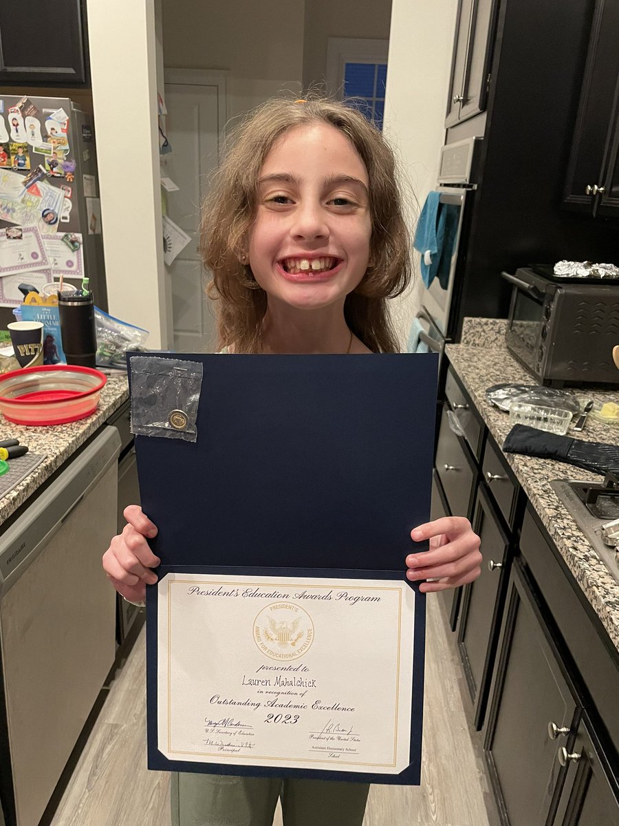 Thank you <a href="/anesmustangs/">Antietam ES</a> for taking care of our first baby. She was thrilled to receive the President’s Award of Academic Excellence. Middle school is going to be unfamiliar territory. 😬<a href="/MarkMustangs/">Mark Mahalchick</a>