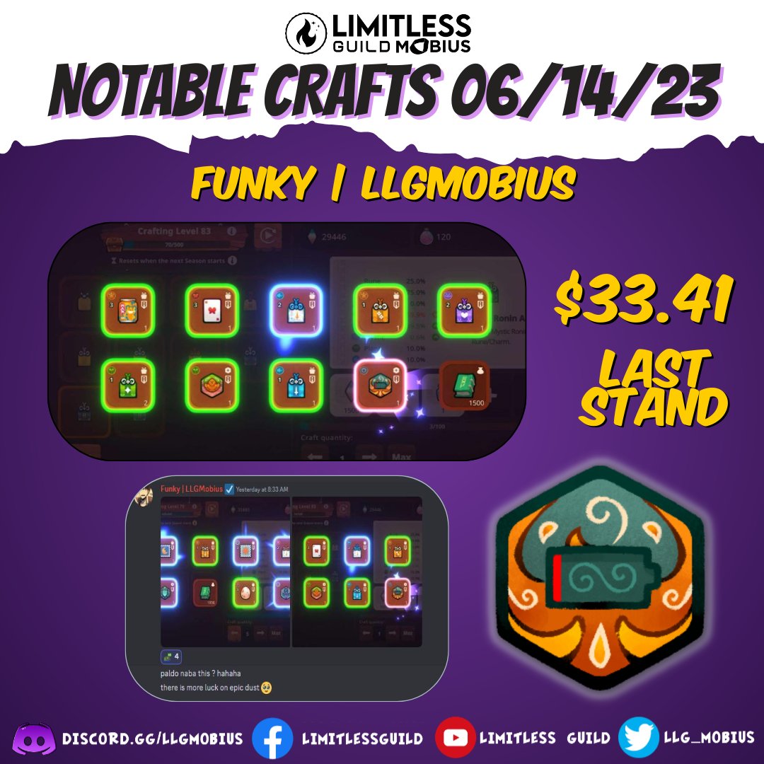 LimitLess Guild Mobius tweet media