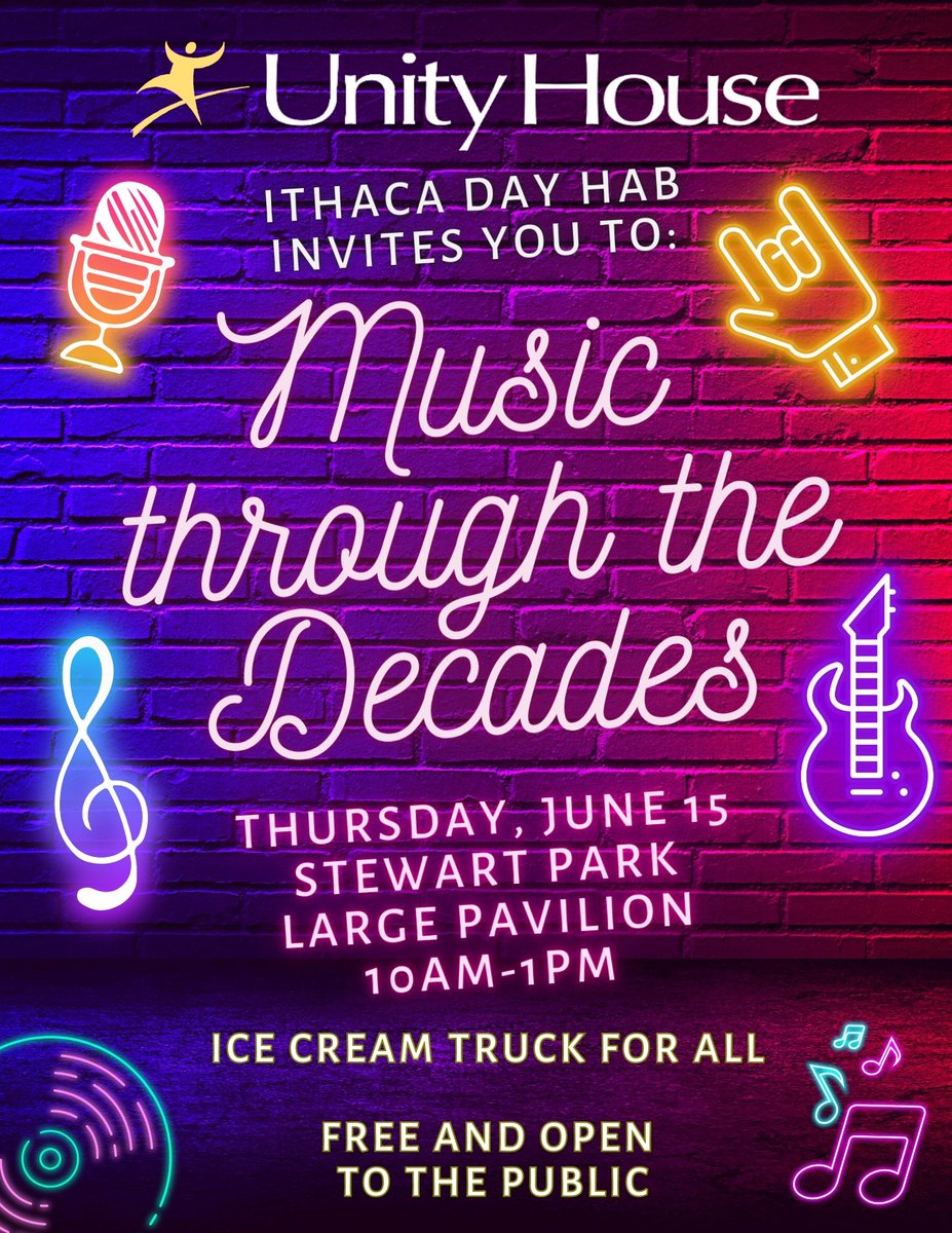 UnityHouseofCC's tweet photo. Tomorrow is our Ithaca Day Hab Spring Talent Show. The event is free and open to the public. We hope to see you there. Rock on! https://t.co/Kb2Ss1VaUh