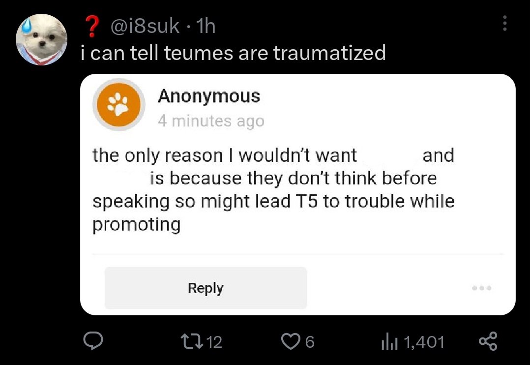 TRSR_PROTECT10's tweet photo. [NOTICE]

Mass report of this account promoting multiple hate posts towards 🐶 &amp; 🦋.

Posts
🔗: https://t.co/HY6Z0l9qvc
🔗: https://t.co/1qvBKlZwbZ
🔗: https://t.co/NutnYyJSXi
🔗: https://t.co/S02VZs1nHE

Account:
🔗: https://t.co/3ovabeBlIR

🚫REPORT, BLOCK, AND DO NOT ENGAGE 🚫 https://t.co/0p5bO0hImp