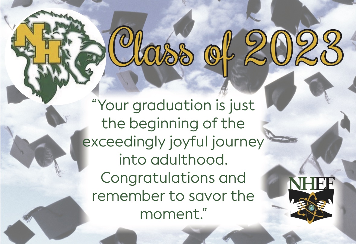 NHHS_NHEF's tweet photo. Happy Graduation Day! Class of 2023!! https://t.co/UQldZRVH8O
