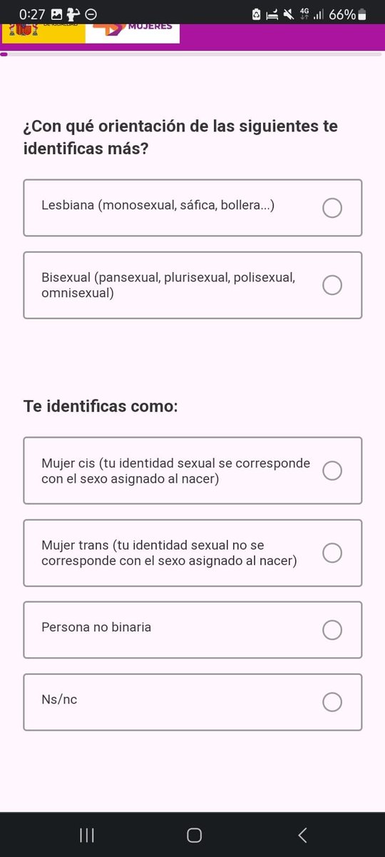 Rizando aún más el rizo <a href="/InstMujeres/">Instituto de las Mujeres</a>  ¡¡EL INSTITUTO DE LAS MUJERES!! Hace una encuesta donde se pregunta: ¿Te identificas con EL SEXO que te ASIGNARON al nacer? Ginecologas, Ginecólogos, enfermeros, enfermeras...¿asignáis el sexo a las personas? ¡Vergonzoso!