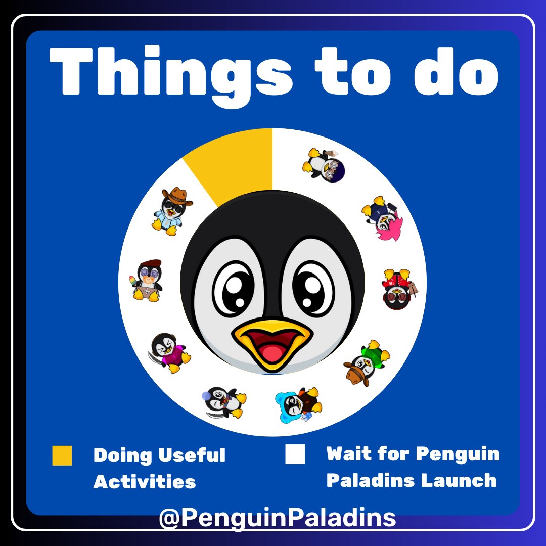 PenguinPaladins's tweet photo. Ready to dive into the exciting world of NFT collectibles? Join the Penguin Paladins community and experience the unique stories behind each collectible! Don't miss out! #NFTcollectibles #ExclusiveStories #PenguinPaladins https://t.co/wEOfuIaXFC