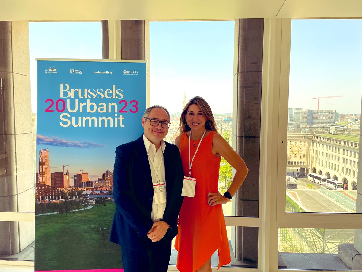 LolaOrtizSanch2's tweet photo. 👇 Chairs of Eurocities Forum meeting today in the Brussels Urban Summit 2023 @EUROCITIES #MobilityForum https://t.co/DJ6Yx3Jmjz