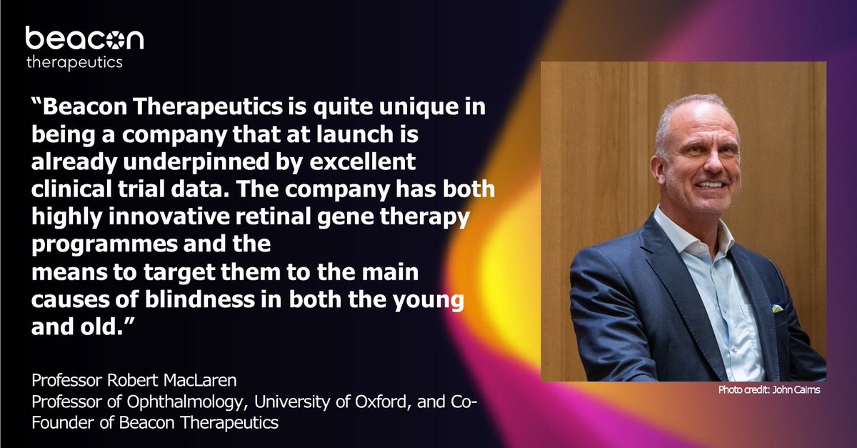 BeaconTx_'s tweet photo. We are working on a range of preclinical assets targeting dry Aged-related Macular Degeneration and cone-rod dystrophy. Our CRD asset was in-licensed from the laboratory of Professor Robert MacLaren, Professor of Ophthalmology at the @UniofOxford. https://t.co/YB4P59qL6p https://t.co/ugfq1EOZkq