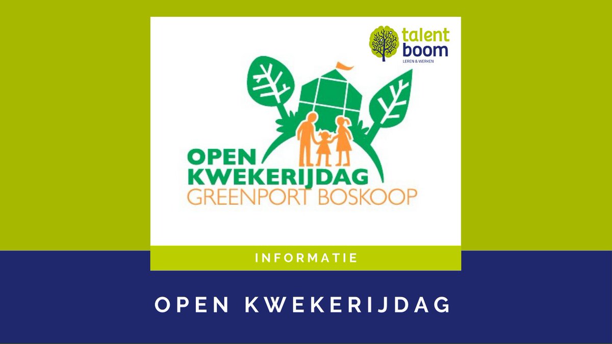 Talentboom2's tweet photo. Maak kennis met de #Boomkwekerijsector en kom zaterdag 17 juni langs tijdens de #Openkwekerijdag in #Boskoop.
https://t.co/YsWBiiGtXy

#levenlangontwikkelen #levenlangleren #levenlanggroeien #groenisleven #boomkwekerij #boomteelt #vasteplanten #zomerbloemen #openkwekerijdag https://t.co/s13tQXPo78