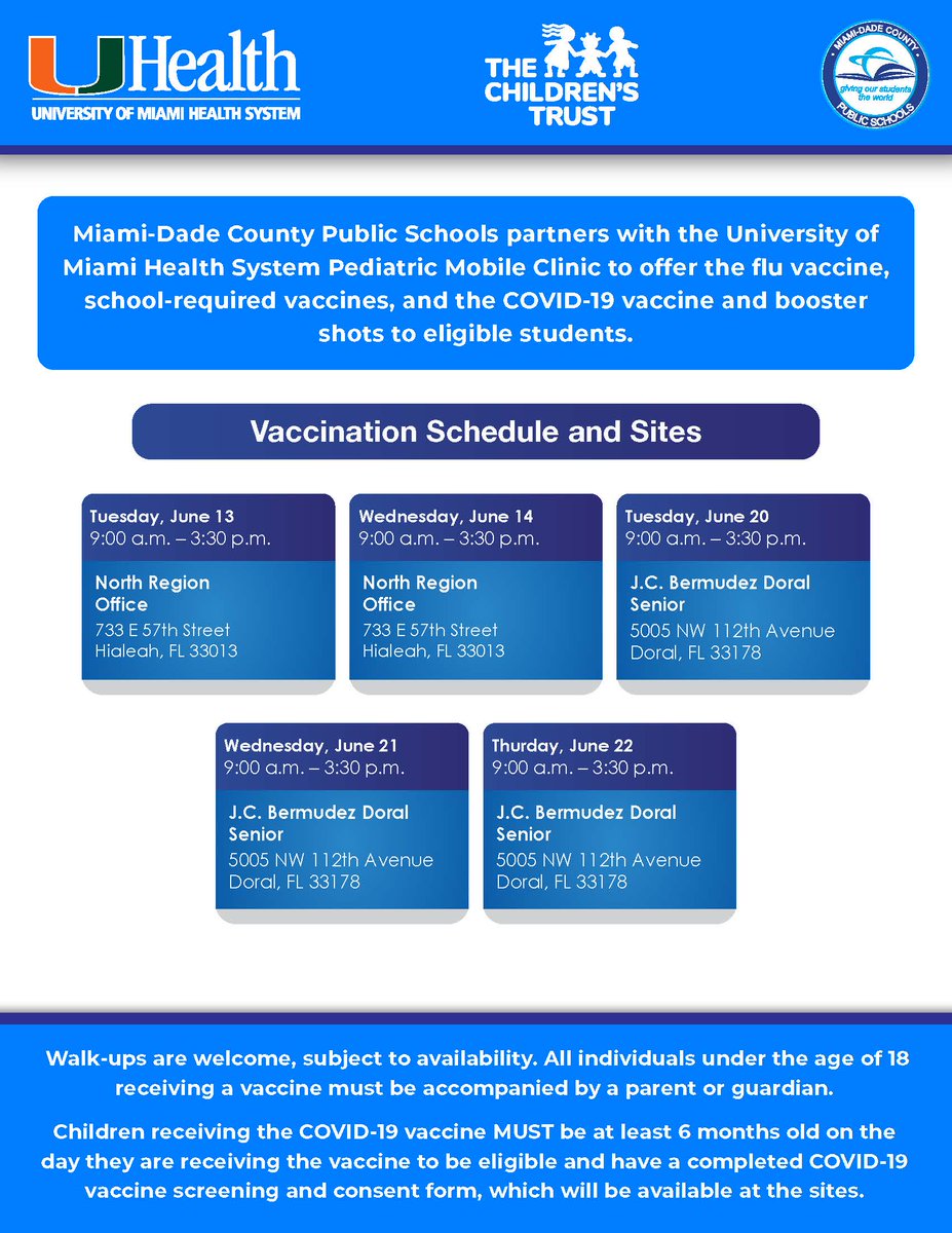 MiamiDade Schools on Twitter ".MDCPS Announces June Dates for School