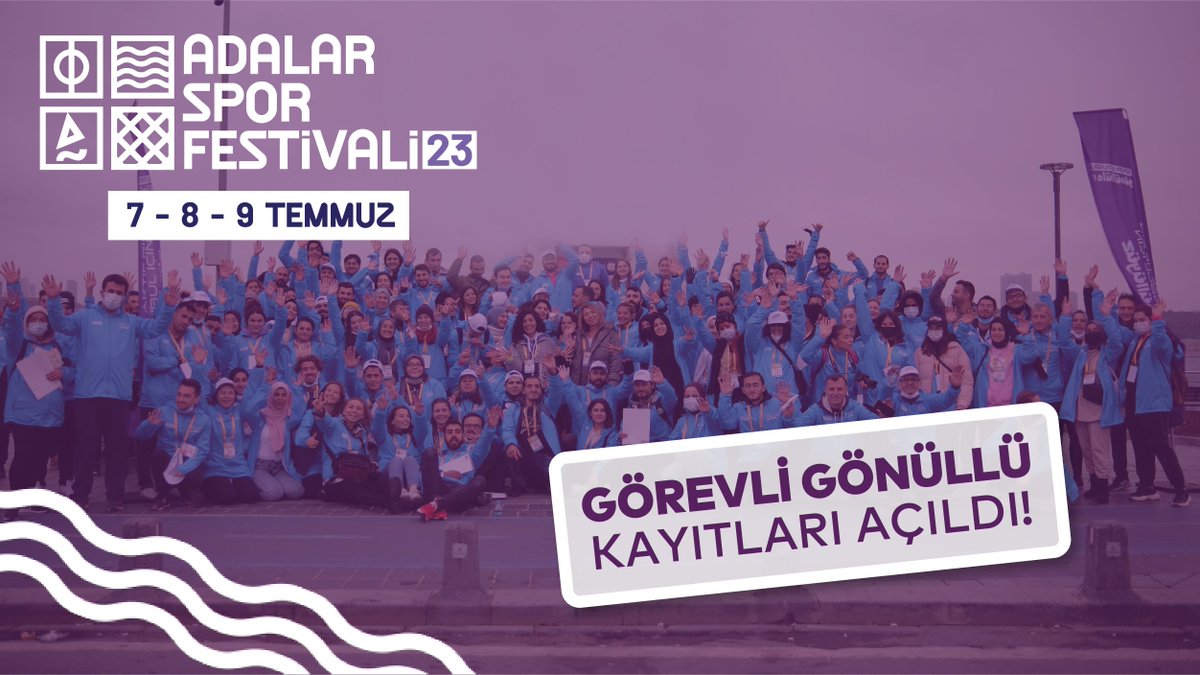 Adalar Spor Festivali Görevli Gönüllü Kayıtları Açıldı!🙆🏻‍♀️🙆🏼‍♂️

Her etkinliğimizde yanımızda olan, İstanbul’un spor kültürüne destek veren gönüllülerimizi 7-8-9 Temmuz'da, Adalar Spor Festivali’ne çağırıyoruz!🥳🥳

Kayıt için: event.spor.istanbul

#SporİstanbulGönüllüleri…