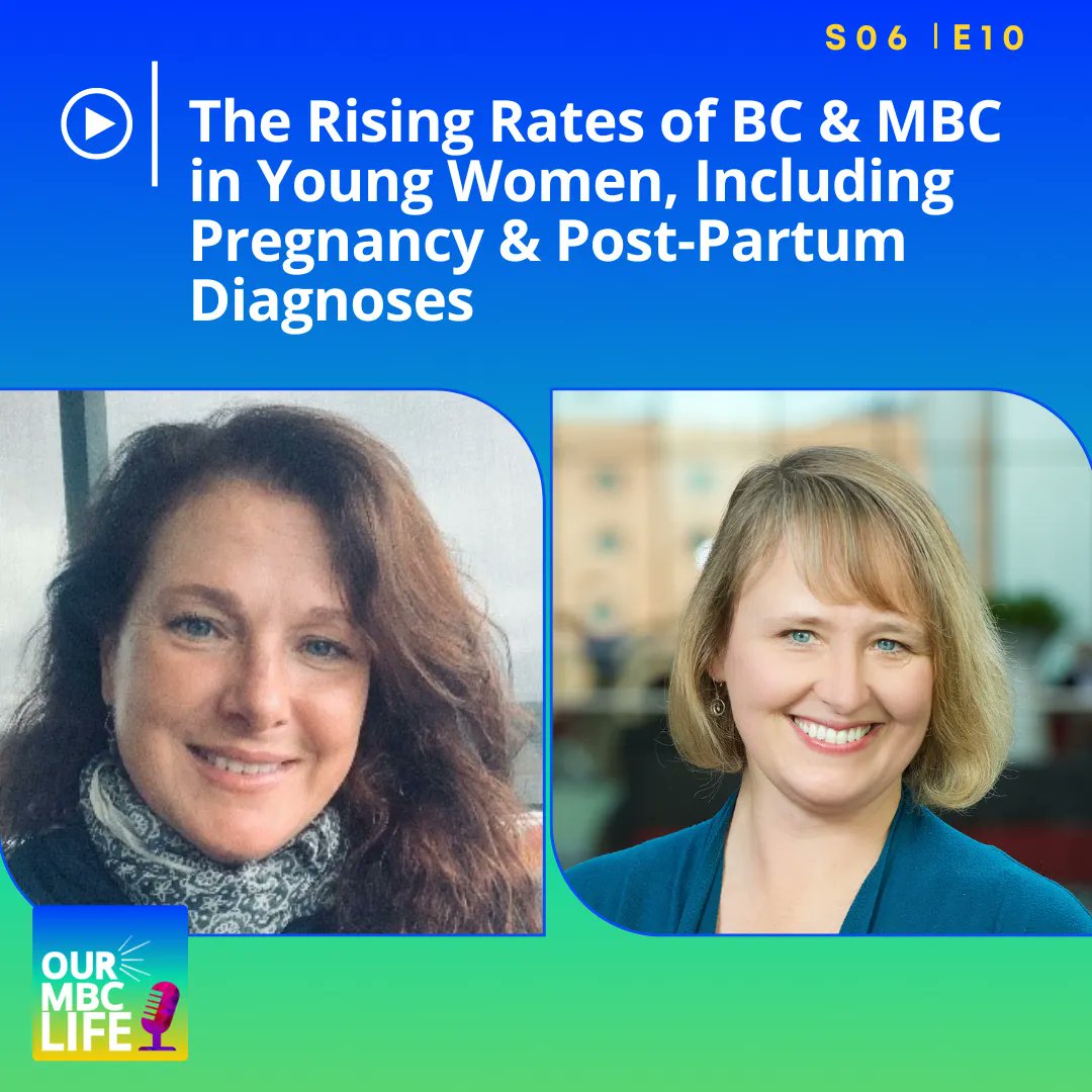 ourmbclife's tweet photo. In this episode, we'll explain the relationship of pregancy &amp; MBC in young women with the top researchers &amp; doctors in the country who are working on the facts, causes, testing, &amp; potential treatments for these diagnoses in young women. #YoungMBC #MBCandPregnancy #PostPartumMBC https://t.co/bybvc5xQLl