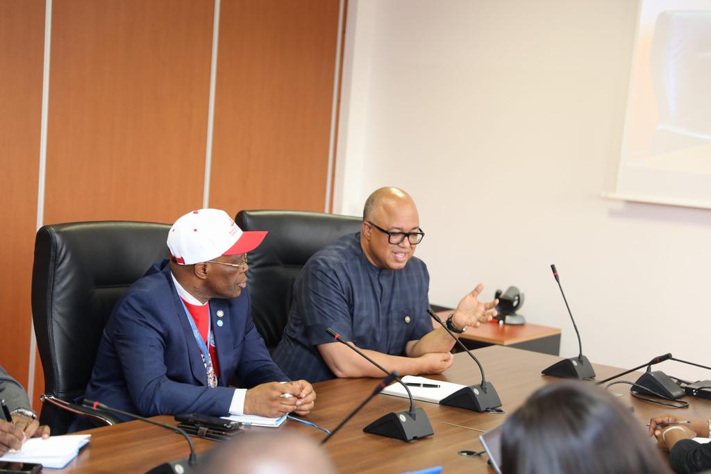 #HappeningNow: Today, we received Dr Chikwe Ihekweazu, an Assistant Director General <a href="/WHO/">World Health Organization (WHO)</a>, leading the WHO Hub for Pandemic  &amp; Epidemic Intelligence <a href="/WHONigeria/">WHO Nigeria</a>,where he shared thoughts on the new positioning of the organization to meet expectations of Member States  like Nigeria
