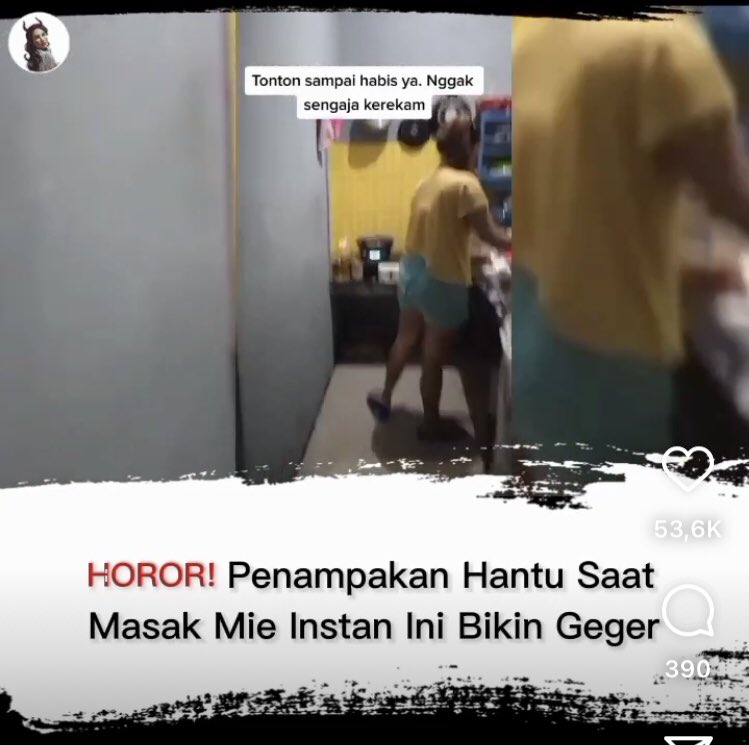 GustiGina's tweet photo. Saatnya asupan thread horor pendek edisi tengah malam 👻

Jadi ceritanya ini ada cewek yang yang gak sengaja rekam mba Kunti pas saudarinya asik masak mie.

Thread Horror Pendek
@IDN_Horor @bacahorror https://t.co/neae68v1nQ