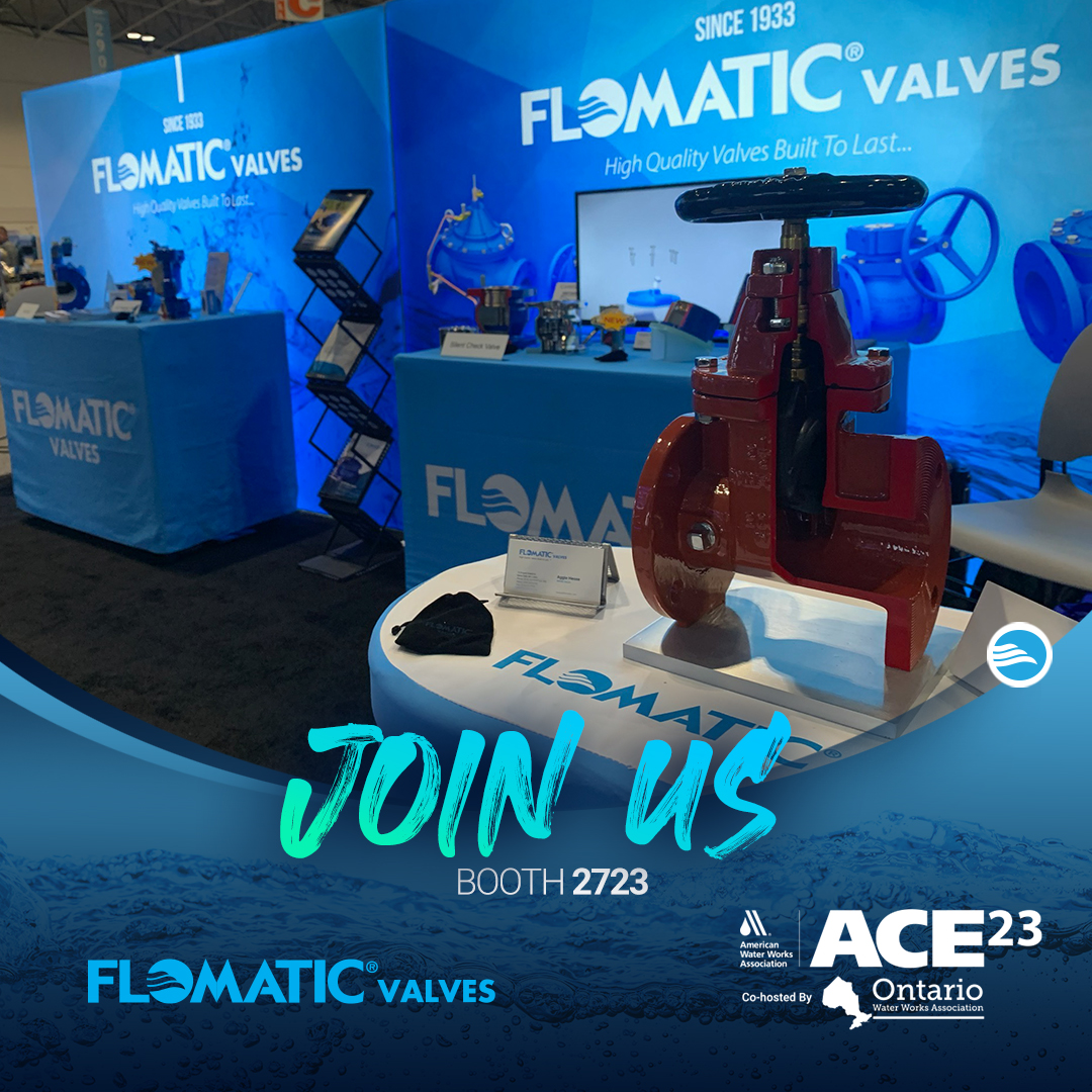 FlomaticValves's tweet photo. Today is the last day for the AWWA show in Toronto, Canada.
Be sure to connect with us at booth 2723 to learn all about our high quality valves built to last & our wide selection of innovative American-made solutions.
#ACE23 #AWWA #Valves #Flomatic https://t.co/ReSlrOiWXj