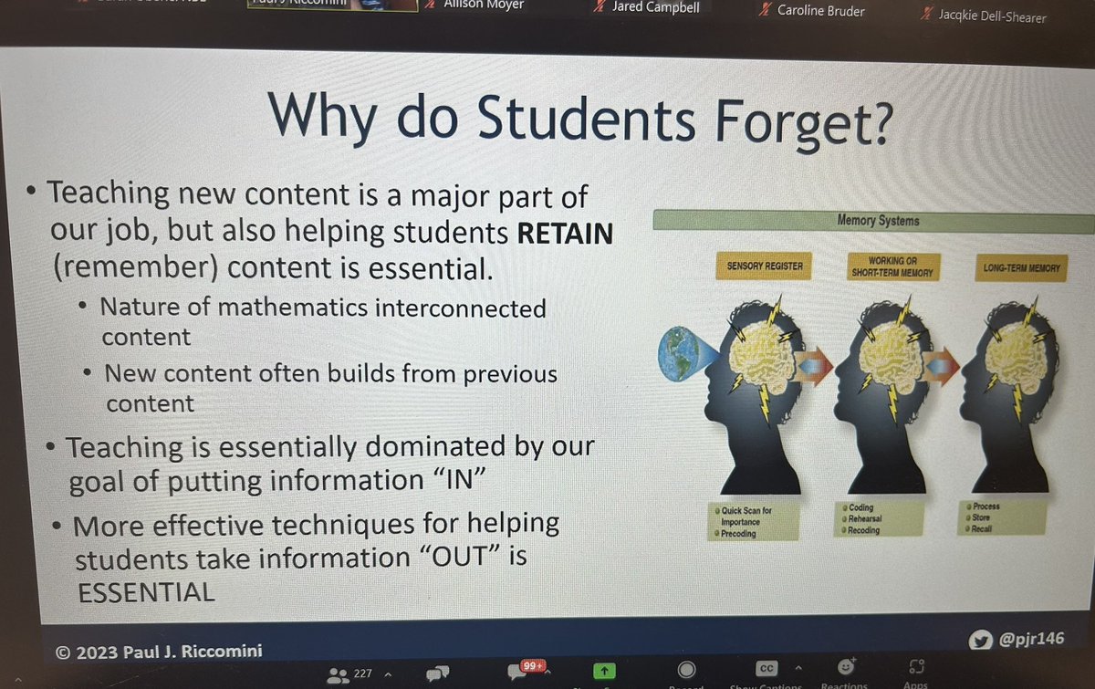 S_Oberle's tweet image. LOVE finding more people focused on content area-based  encoding/retrieval. @pjr146 
#edutwitter 
#scienceoflearning
#memory