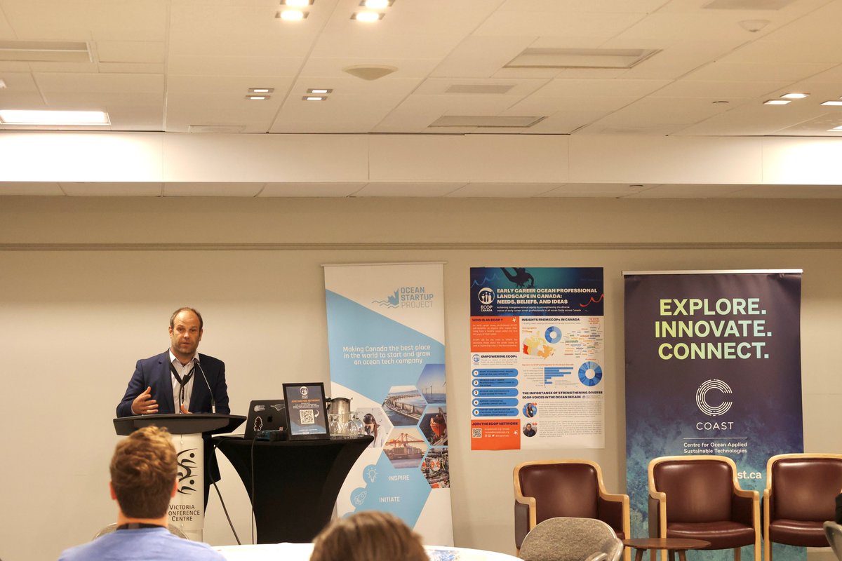 OceanStartup's tweet photo. In a CZC 2023 workshop in Victoria, BC, professionals brainstormed technical &amp; social ways to sustainably protect &amp; restore ocean ecosystems, biodiversity, communities... Thx to partners @CanadaCOAST1 &amp; @ECOPCanada for co-organizing with us.  @CZCAssociation https://t.co/Wl2hpBuERB