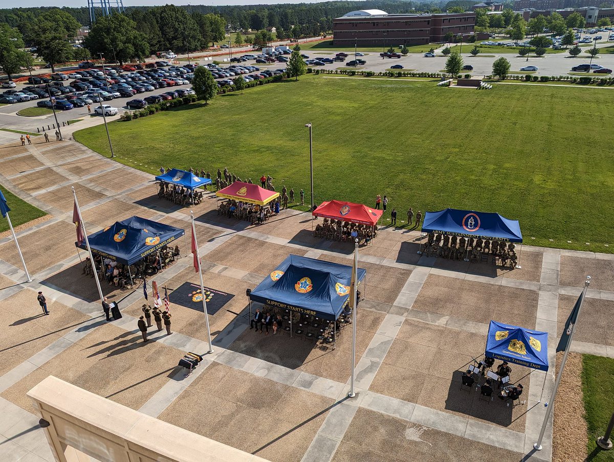 We had a birdseye view for the Army birthday ceremony today #ArmyBirthday #SupportStartsHere