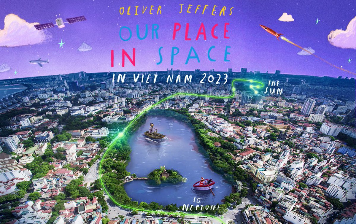 Did you think we had disappeared? Nope... Viet Nam we're on our way! 😃 🚀 We'll be part of the @vnBritish #UKVNSeason running Jun–Dec '23 with our trail landing in Hanoi this Autumn! Read more 👉 bit.ly/3p352kY  #OurPlaceInSpace