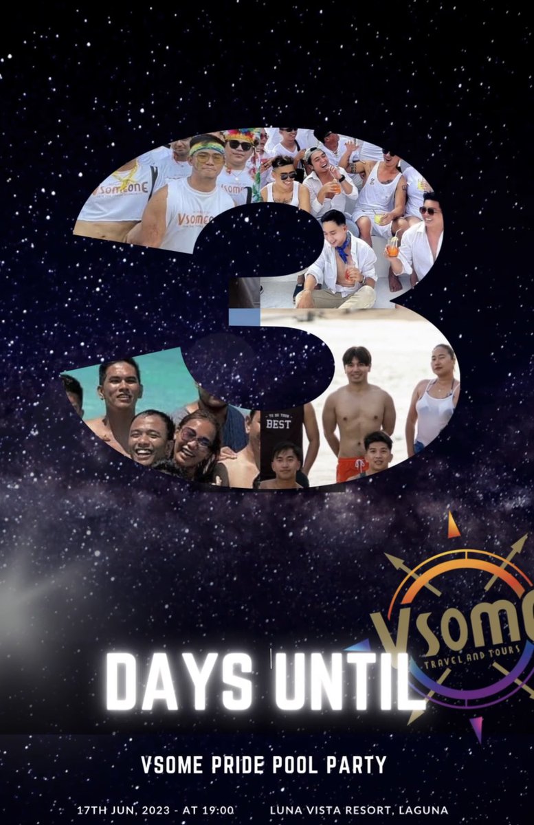 VsomePh's tweet photo. 100+ pax na tayo mga ka-VSOME PH! SEE YOU ON SAT!
Sa mga gusto pa humabol, reservation is ‘til FRIDAY!
#vsomeone
#vsomepride https://t.co/Wu5hcV7HfW