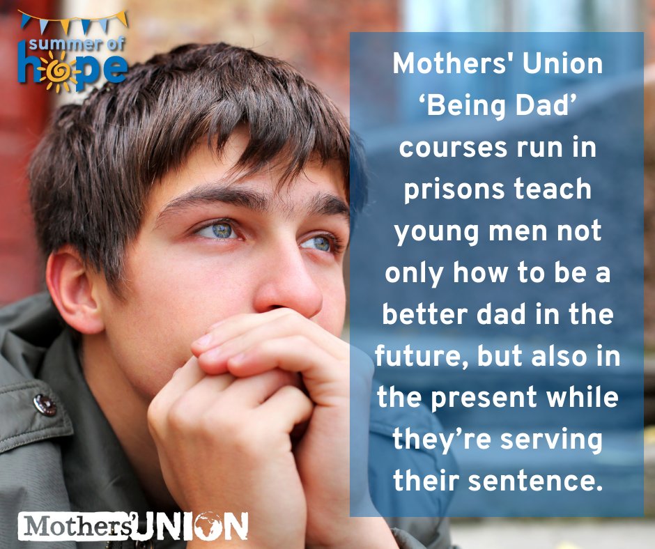 Jackie runs a ‘Being Dad’ course in prisons. 
“I trained as a Mothers’ Union parenting facilitator in 2007,” says Jackie, “and I was inspired by one of the tutors who worked in prison.” 
Today, members like Jackie are powerful agents of positive change: tinyurl.com/3vkw6kby