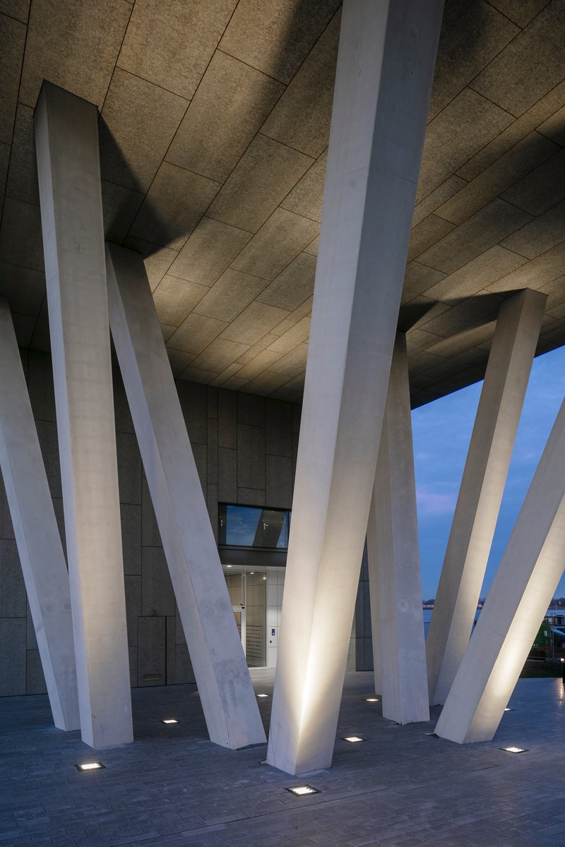 Steltloper Ertskade designed by Dam &amp; Partners Architects. Featuring Alusion™ Stabilized Aluminum Foam panels.