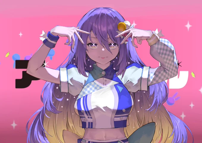 Idol Moona #Hoshinovart #hololive #hololivefanart #hololiveID #Moona_Hoshinova #アイドルマスター