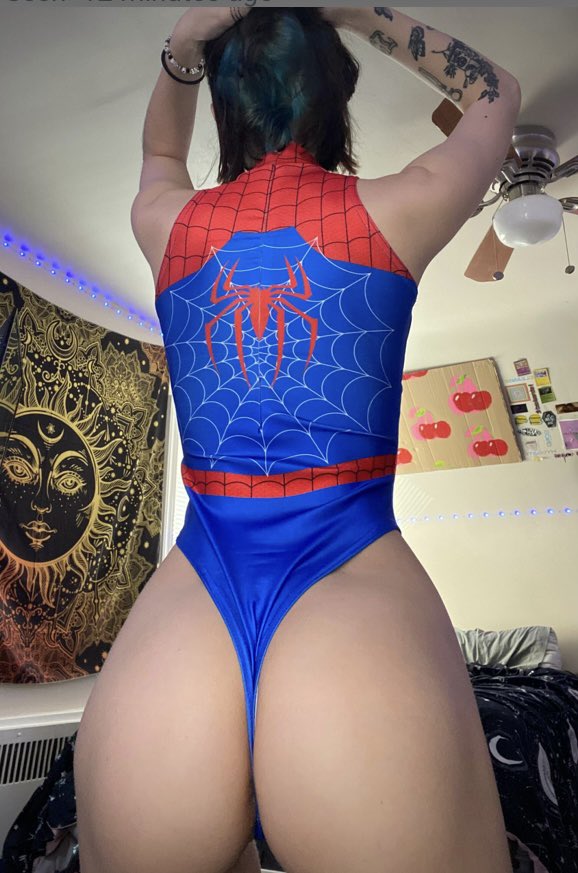 “The others keep telling me my Spider Suit doesn’t cover enough. What do you think?”