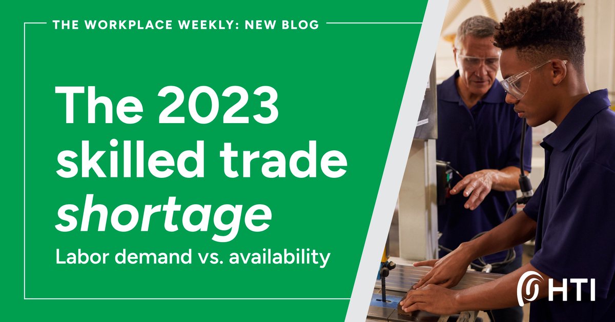 #Technicians are in short supply.
Whether you’re trying to fill #jobopenings or retain your workforce – here's four insider secrets to attracting and retaining #skilledtrade employees. ⤵️
blog.htijobs.com/skilled-trade-…
#Wednesdaywisdom