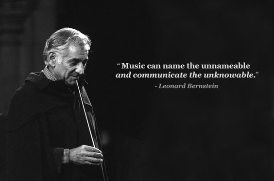 'Music can name the unnameable and communicate the unknowable.'
Wise words about music from Leonard Bernstein.

ClassicalRadio.com

•

#WiseWords #LeonardBernstein #MusicQuotes #QuotesAboutMusic #WednesdayMotivation #InternetRadio #ClassicalMusicRadio #ClassicalMusic