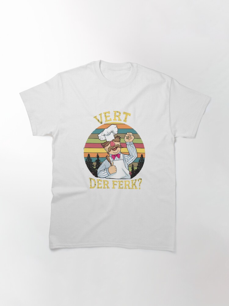 Get cookin' with this t-shirt 'Vert Der Ferk' funny Swedish Chef! 🍴👨‍🍳 #foodie #fashion #activewear
Get yours 👉propertee.space/vert-der-ferk-…