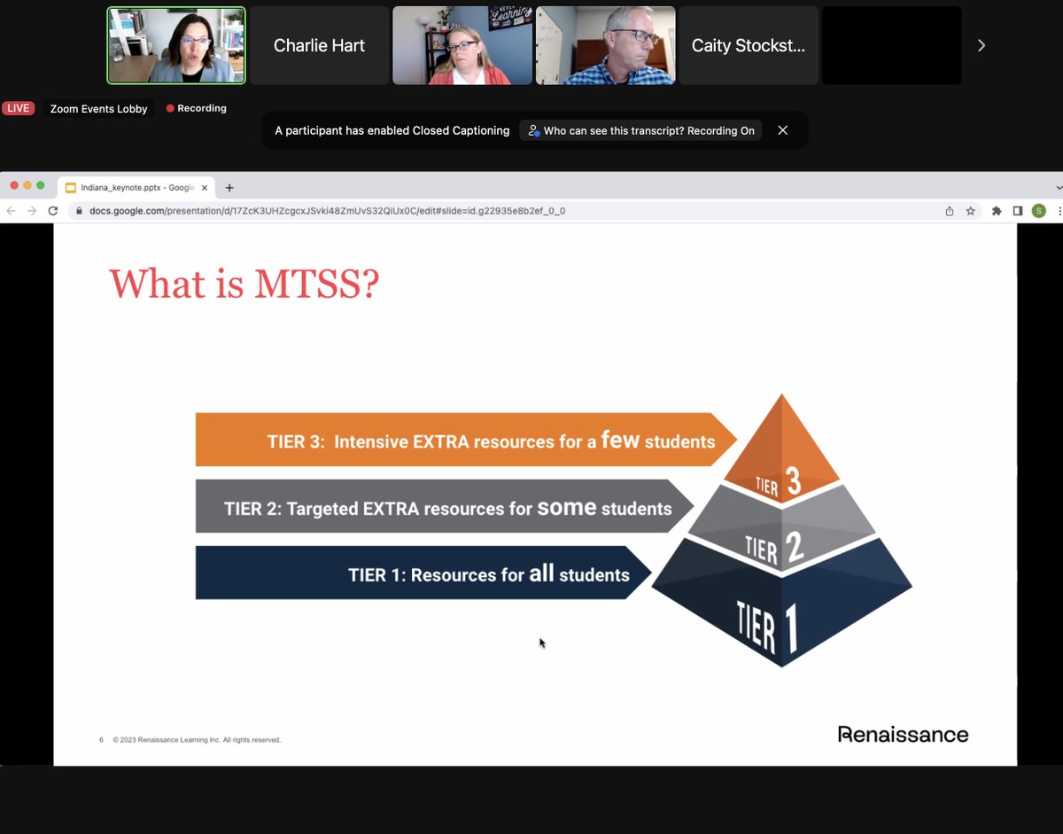 mrhartgis's tweet image. Day 2 @KeepINLearning #VirtuallyDifferent SummerConf is underway. #DrSarahBrown enlightened us on #MTSS structure/instruction. After 20 yrs, she now sees the MTSS pyramid not as representation of students, but rather the resources available @ a school. Attendance+Routine matter.