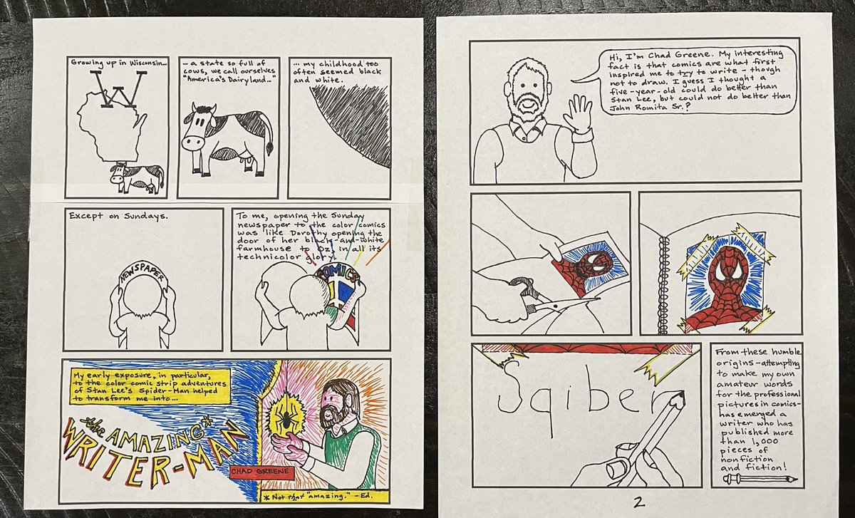 TheShortCourse's tweet image. Today’s old comic: In the tiniest of tributes to #JohnRomitaSr , I am sharing these two pages explaining how the AMAZING SPIDER-MAN newspaper strips he drew first introduced me to #comics and inspired me to write. Can’t thank him enough for that. RIP.