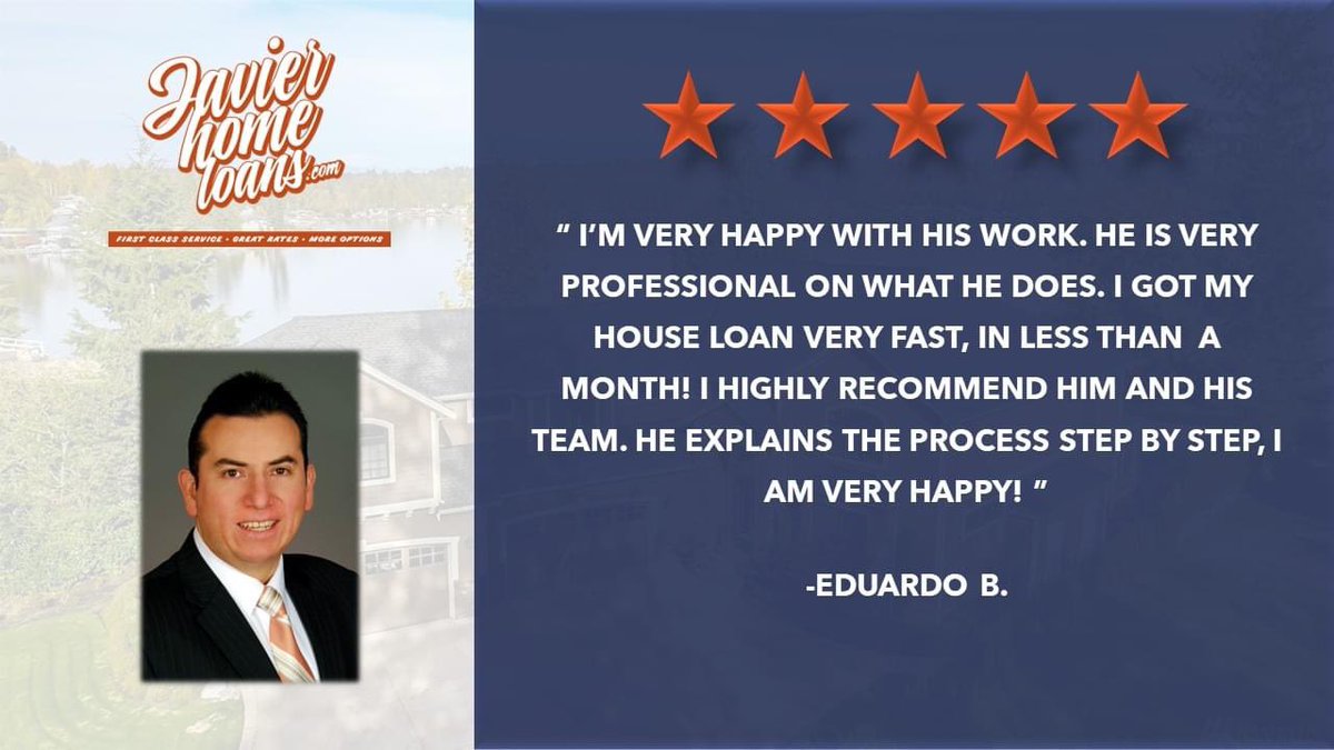 Many thanks for taking the time to express your satisfaction and appreciation! Knowing that we achieved a successful outcome for a client is incredibly rewarding. I truly cherish every and each one of you!

#happyclients #testimonial #homebuyers #loanofficer #exceptionalservice