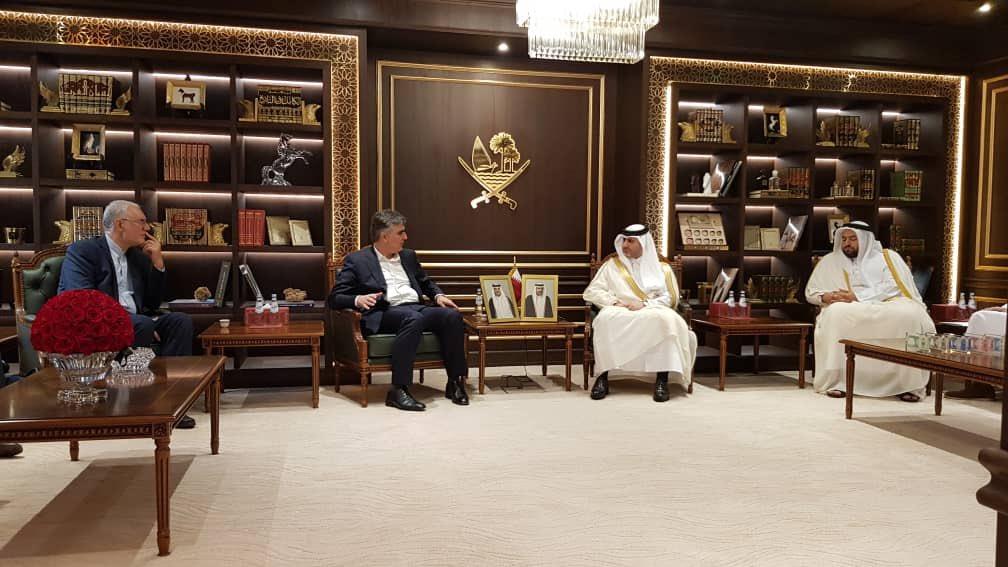 محمدرضا فرزین | MR Farzin (@mrfarzin_ir) on Twitter photo در سفر به دوحه، دیدار موفقی با رئیسکل بانک مرکزی قطر داشتم. همکاریهای پولی و بانکی بین ایران و قطر در حال توسعه است. تقویت مناسبات بانکی در شرایط کنونی اقتصادی دو کشور اهمیت دارد. #همکاری_مالی #تجارت_دوجانبه <a href="/QCBQATAR/">مصرف قطر المركزي</a> در سفر به دوحه، دیدار موفقی با رئیسکل بانک مرکزی قطر داشتم. همکاریهای پولی و بانکی بین ایران و قطر در حال توسعه است. تقویت مناسبات بانکی در شرایط کنونی اقتصادی دو کشور اهمیت دارد. #همکاری_مالی #تجارت_دوجانبه <a href="/QCBQATAR/">مصرف قطر المركزي</a>