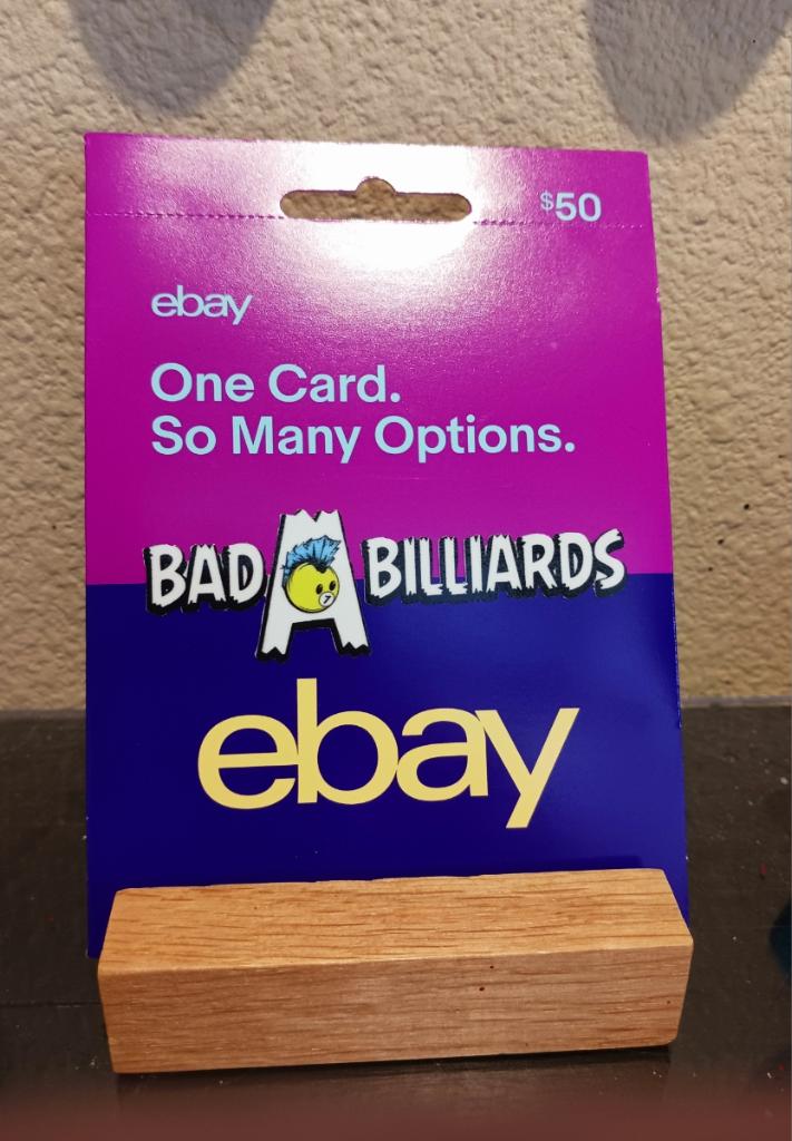 🎱BADASS GIVEAWAY🎱

We are giving away this 1/1 "Bad A Ebay" ball and 50$ gift card to 1 lucky winner 🎉

To enter:

✅ Like/RT
✅ Follow 
✅ Tag friends 

Winner picked when 50 entries reached!