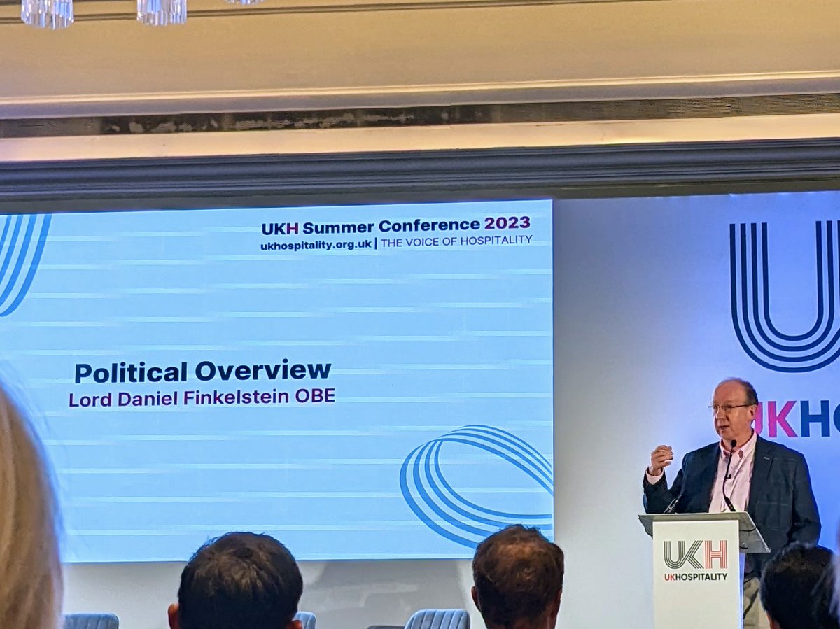 SimonChaplinCCo's tweet photo. Highly entertaining UKHospitality event today. Great mix of speakers and guests with one aim, to make our industry stronger. #ukhofficial #christieCo https://t.co/hyrvT2e3Ep