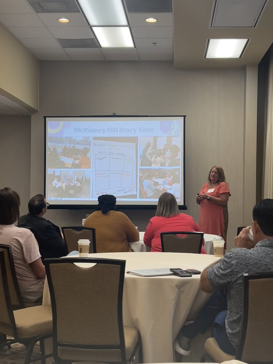 melissa_jharvey's tweet photo. Holly Rogers presenting about Teacher Leadership Institute.  Revitalizing engagement and teacher collaboration. #engagement #collaboration  #n2learning @HRogers4444 https://t.co/f3nn7SQRdd