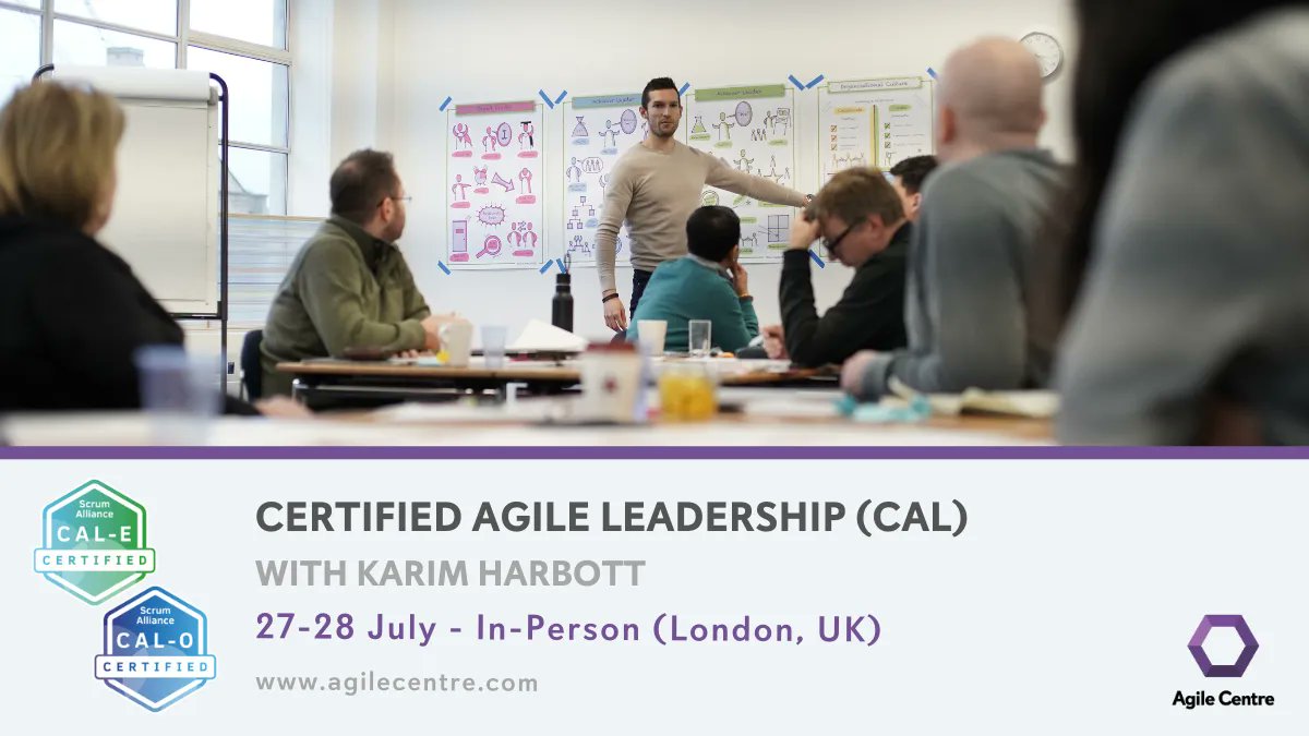 Take a deep dive into Agile Leadership with Karim Harbott on 27-28 July 2023. Register today to save £100 in our early bird sale: buff.ly/41tzqTA 

#agileleader #businessagility #agile #6enablers