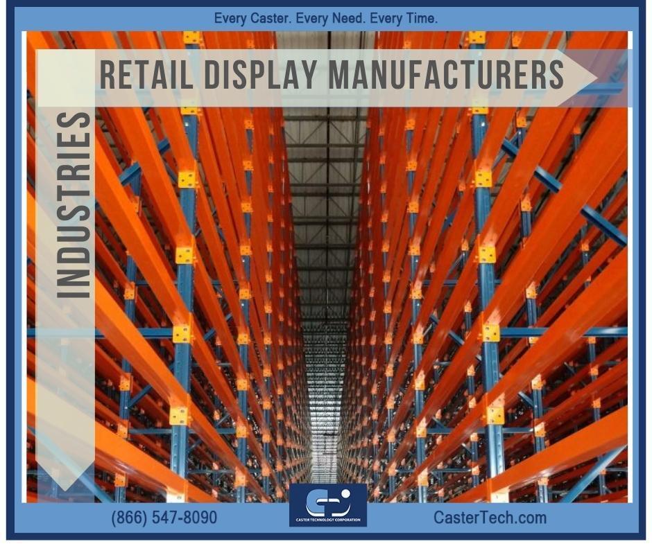 #CasterTechnology offers an extensive line of retail display #casters & components so you can use the best casters & wheels on your displays, clothing racks & fixtures.
Call 833-914-1474 or visit StoresDisplayCasters.com

#castertech #retaildisplay #casterwheels #wheels
