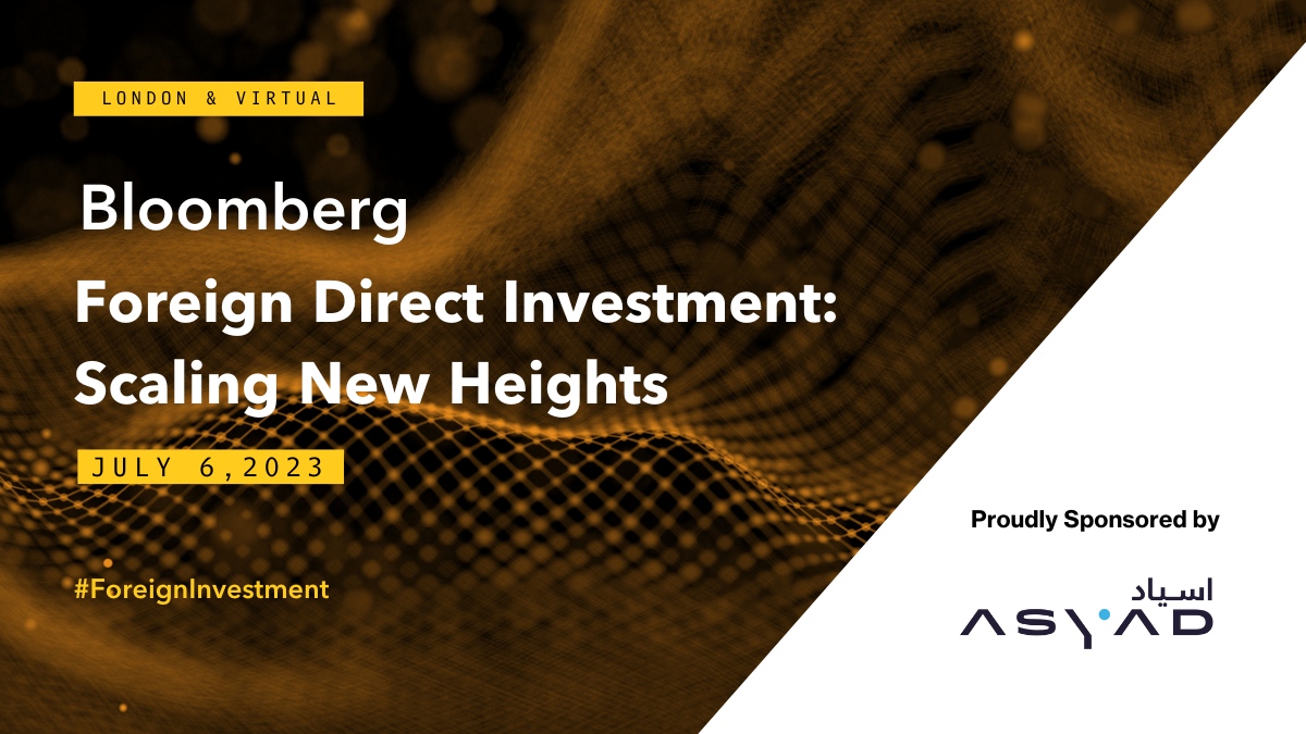 Bloomberg Live (@bloomberglive) on Twitter photo At Foreign Direct Investment: Scaling New Heights, we’ll be discovering the opportunities for investment in the Gulf and why this region is becoming more attractive to global businesses. Join us live on 7/6. bloom.bg/3WM5qAT #ForeignInvestment sponsored by <a href="/AsyadGroupOman/">اسيـــاد ASYAD</a> At Foreign Direct Investment: Scaling New Heights, we’ll be discovering the opportunities for investment in the Gulf and why this region is becoming more attractive to global businesses. Join us live on 7/6. bloom.bg/3WM5qAT #ForeignInvestment sponsored by <a href="/AsyadGroupOman/">اسيـــاد ASYAD</a>
