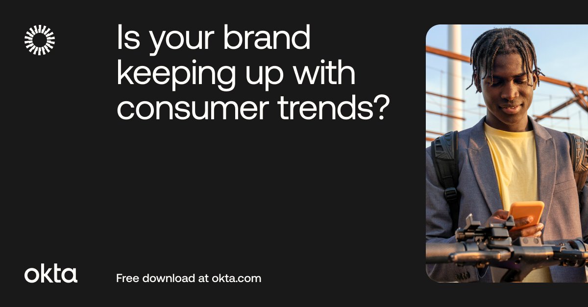 okta's tweet photo. Meeting customer expectations in today's digital age can be tough. With privacy concerns on the rise, brands are facing new challenges. 🫣

See how some companies are overcoming these obstacles. Download the #CustomerIdentityTrends report: https://t.co/2qoRBrjY98 https://t.co/5kDWo4W3GY