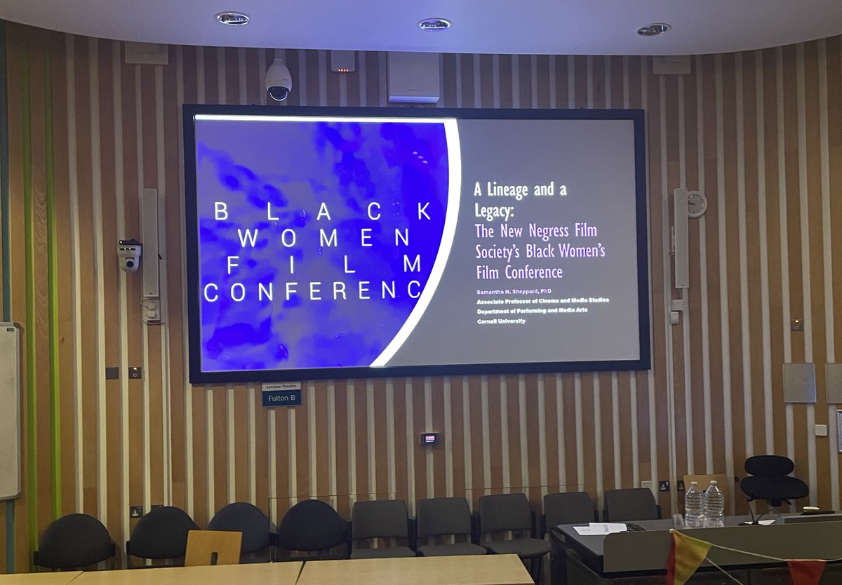 Amazing panel on Black Feminist Festivals as Sites of Media History #DWFTH6