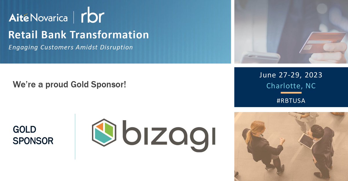 Join us at Retail Bank Transformation USA 2023 to discover how technology can support banks in delivering best-in-class customer experiences: okt.to/AYN3ge

#RBTUSA #bankingautomation #bankingmodernization #bankinginnovation #bankingtechnology